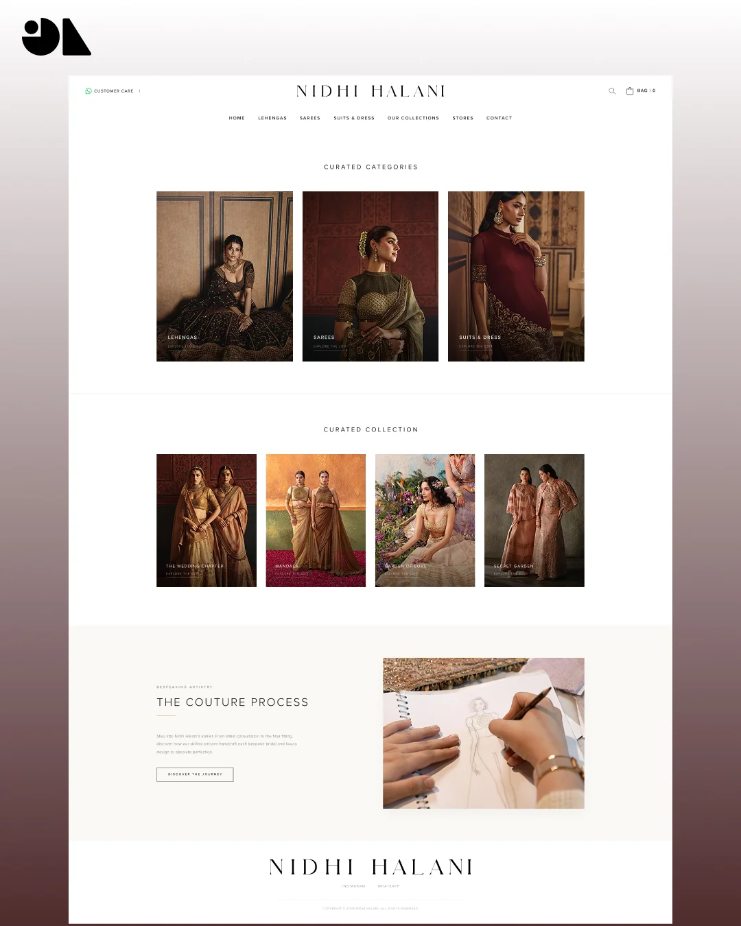 Nidhi Halani Product Detail Page & WhatsApp POR Modal